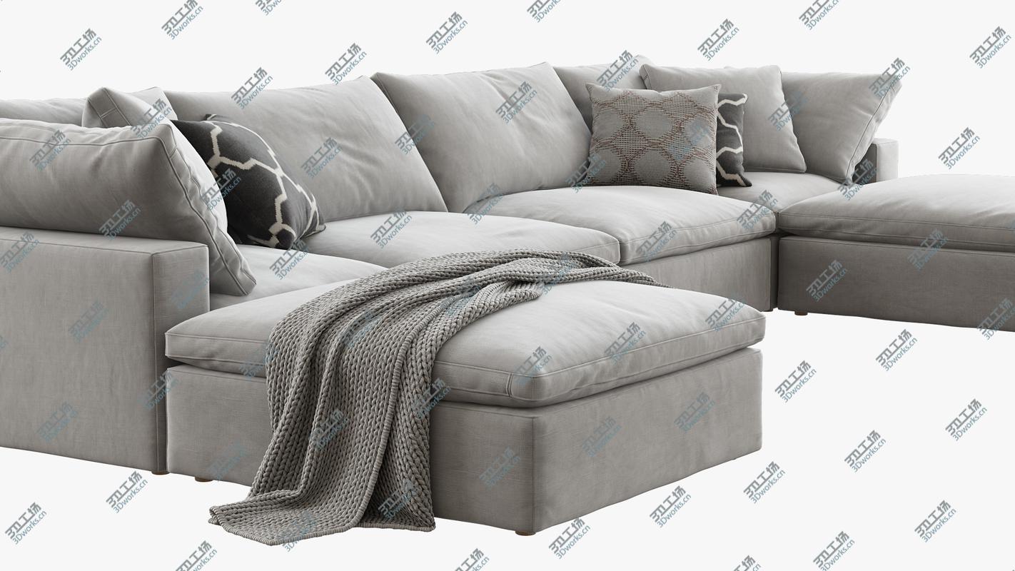 images/goods_img/20210319/Restoration Hardware Cloud Modular Sofa model/1.jpg